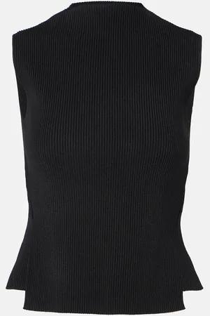 Victoria Beckham Top in maglia a coste