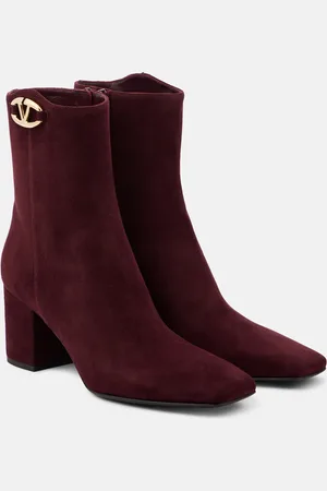 VALENTINO GARAVANI Stivaletti VLogo The Bold Edition in suede