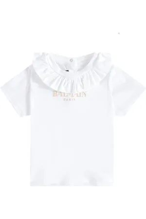 Balmain Baby - T-shirt in jersey di cotone