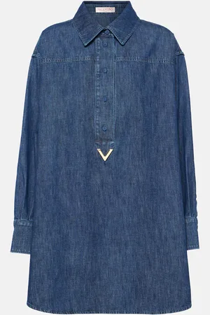 VALENTINO Abito chemisier VGold in chambray