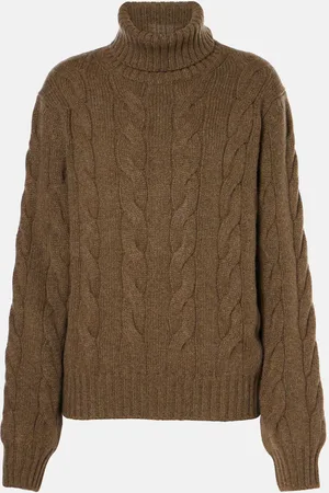 Loro Piana Dolcevita Napier in cashmere a trecce