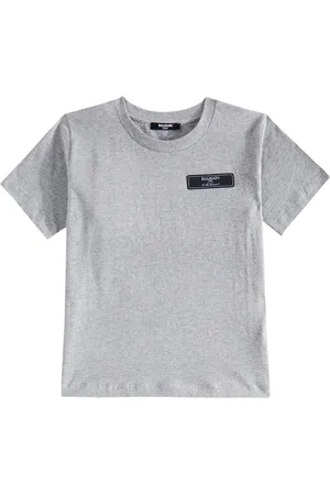 Balmain T-shirt in jersey di cotone con stampa