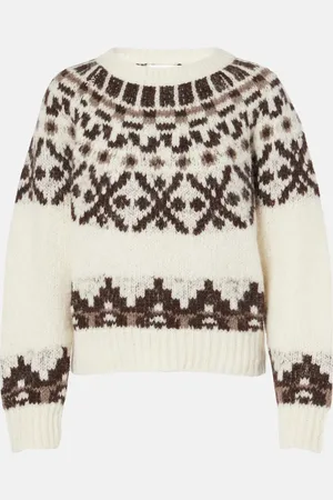 Frame Pullover Fair Isle in misto alpaca