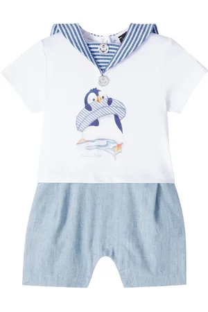 MONNALISA Baby - Top e pantaloni in misto cotone