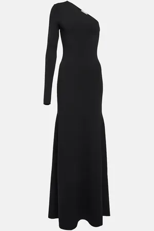 Victoria Beckham Abito lungo monospalla in maglia