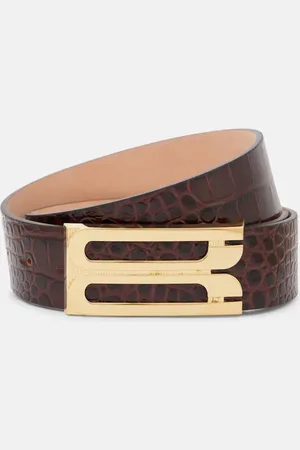 Victoria Beckham Cintura Jumbo Frame in pelle stampata