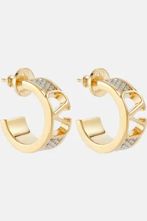 VALENTINO Orecchini a cerchio VLogo Signature