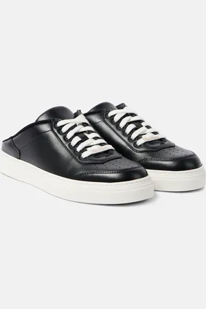 Max Mara Sneakers Slide in pelle