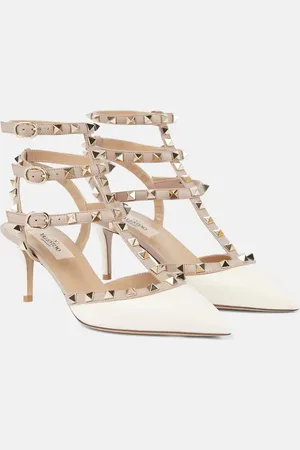 VALENTINO GARAVANI Pumps slingback Rockstud in pelle