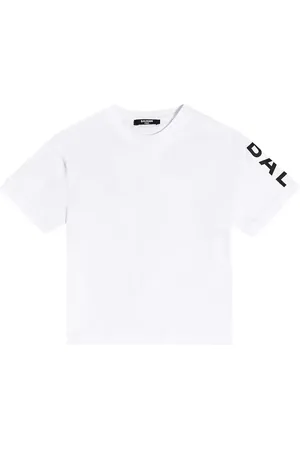 Balmain T-shirt in jersey di cotone con logo
