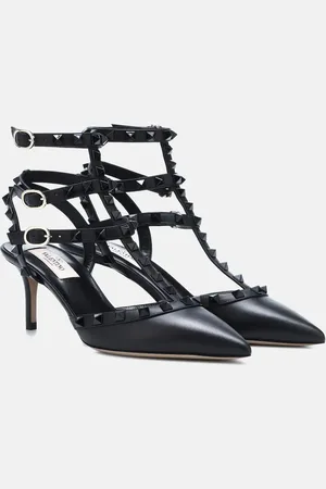 VALENTINO GARAVANI Pumps slingback Rockstud in pelle