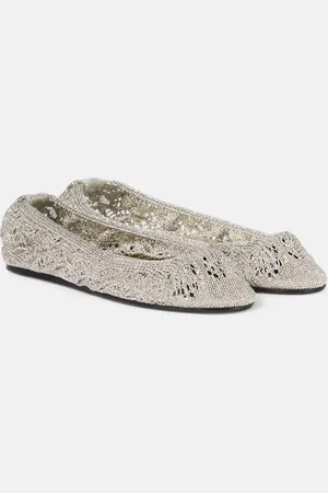 Isabel Marant Ballerine Belna in crochet