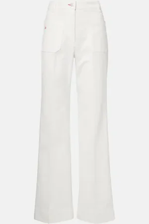 Victoria Beckham Jeans a gamba larga Alina a vita alta