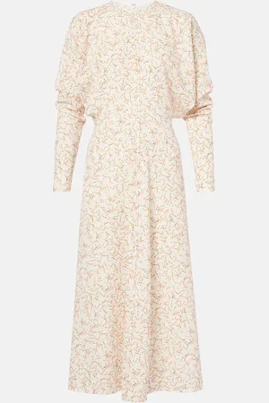 Victoria Beckham Abito midi Dolman con stampa