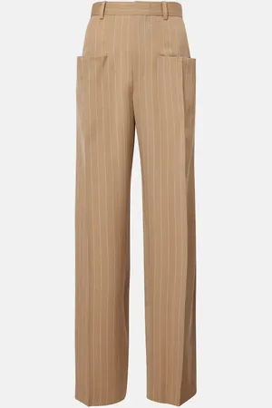 Victoria Beckham Pantaloni a gamba larga in lana vergine