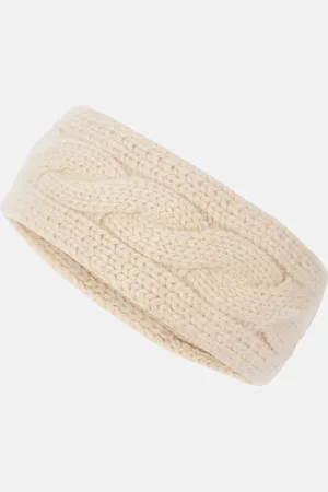 Loro Piana Fascia per capelli in cashmere a trecce