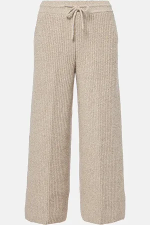 Loro Piana Pantaloni cropped Valduggia in cashmere