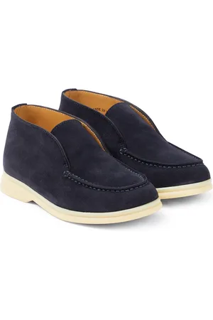 Loro Piana Stivaletti Open Walk in suede