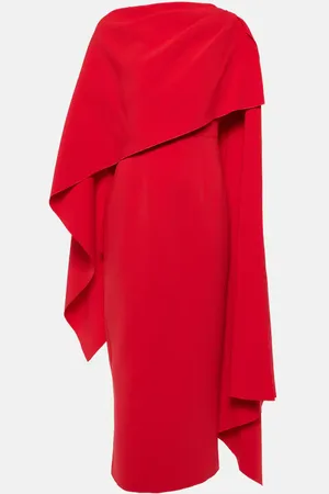 Roksanda Abito midi Demetria con mantella