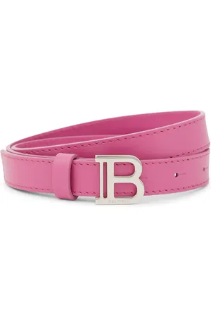 Balmain Cintura in pelle con logo