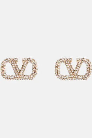 VALENTINO Orecchini VLOGO con cristalli