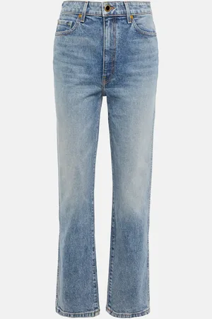 Khaite Jeans regular Abigail a vita alta