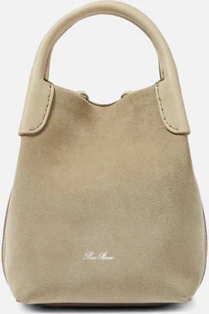 Loro Piana Borsa Bale Micro in suede