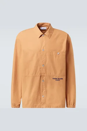 Stone Island Giacca camicia Marina in cotone