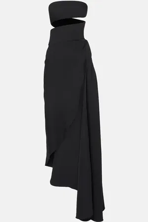 Alaïa Alaïa Abito midi Spiral in seta e lana