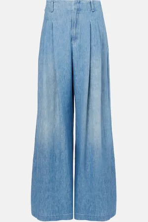 Ralph Lauren Jeans Tiana a gamba larga e vita alta
