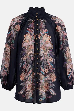 ZIMMERMANN Blusa Rhiannon con stampa