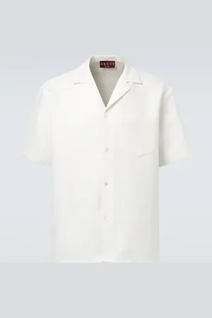 Gucci Camicia bowling in misto lino