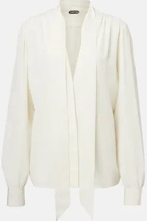 Tom Ford Blusa in seta crêpe de chine