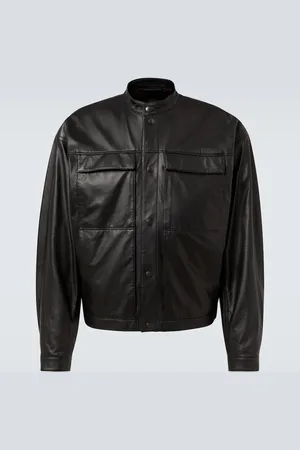 LEMAIRE Giacca blouson in pelle