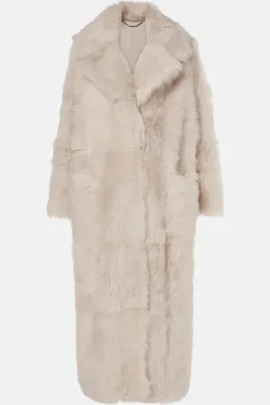 Nour Hammour Cappotto Evita in shearling