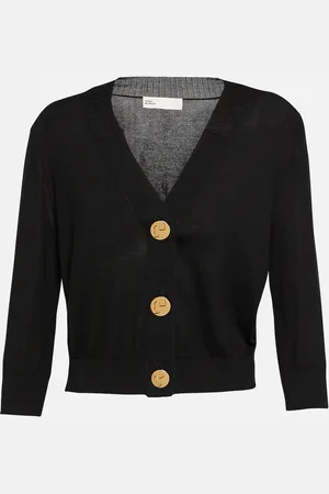 Tory Burch Cardigan cropped in cotone