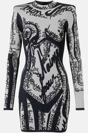 Balmain Abito corto in maglia
