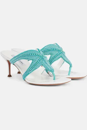 Aquazzura Sandali Reef Star 65 in pelle