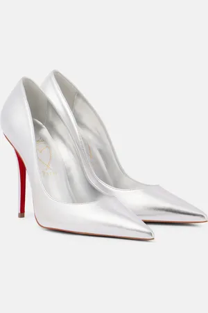 Christian Louboutin Pumps Miss Z 100 in pelle metallizzata