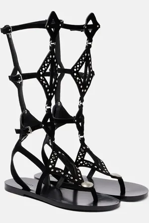 Isabel Marant Sandali gladiatore Boham in suede