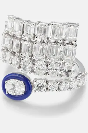 Kamyen Anello in oro bianco 18kt con diamanti