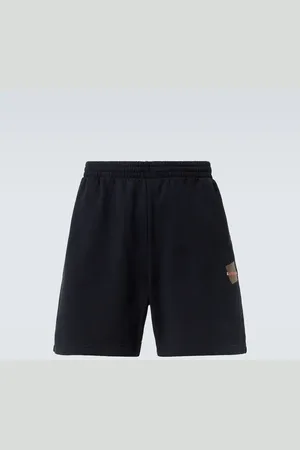 Balenciaga Shorts in pile di cotone con logo