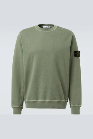 Stone Island Felpa Compass in jersey di cotone