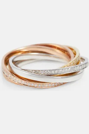 Shay Anello Rolling Orbit in oro 18kt con diamanti