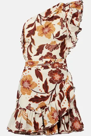 POUPETTE ST BARTH Miniabito Corinne in cotone con stampa floreale
