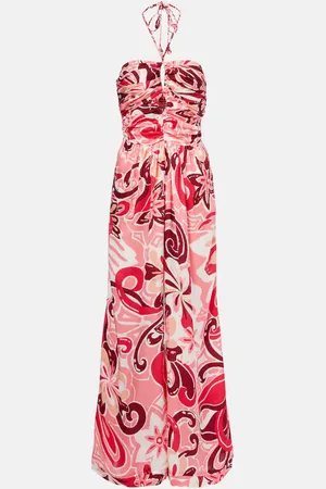 POUPETTE ST BARTH Jumpsuit Claudia in raso con cut-out