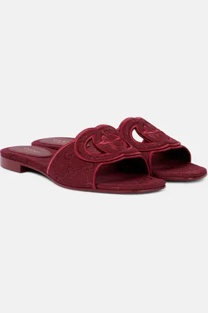 Gucci Sandali Interlocking G GG in canvas