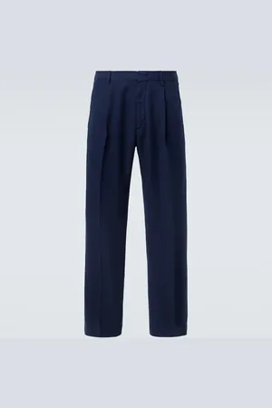 SLOWEAR Pantaloni chino in lino e cotone