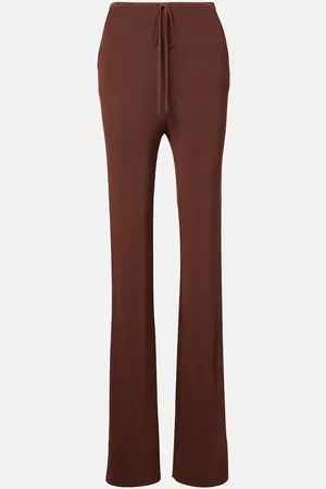 AYA MUSE Pantaloni flared in maglia