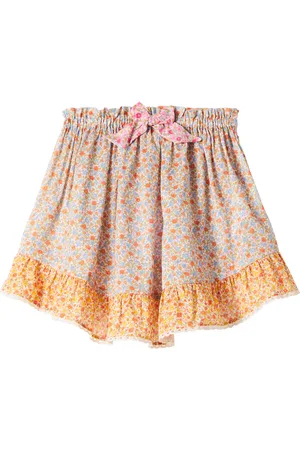 ZIMMERMANN Gonna Lucky in cotone con pizzo a fiori